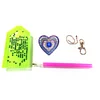 5pcs DIY Diamond Painting Keychain Full Drill Bag Love Hanging Ornaments