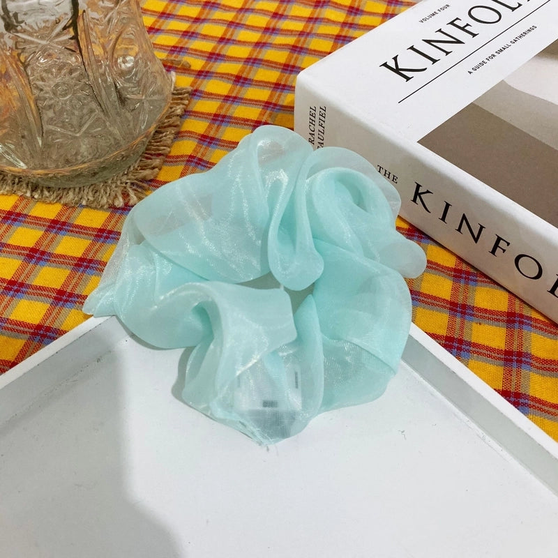 Women’s Minimalist Korean Style Geometric Solid Color Polyester Hair Tie