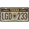 Texas - Car License(12*6Inch)
