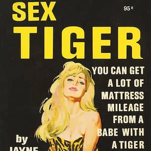 Pornhint Vintage Erotic Pulp Poster - Sex Tiger