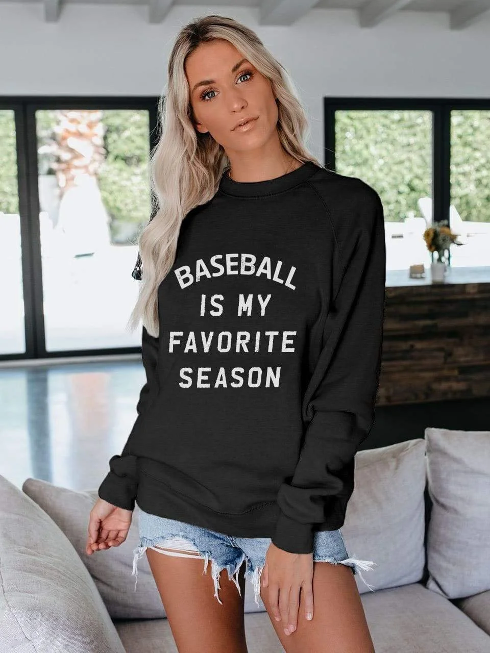 Baseball Is My Favorite Season Sweatshirt