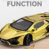 1:24 Simulated Sports Car Model Electroplated Alloy Model