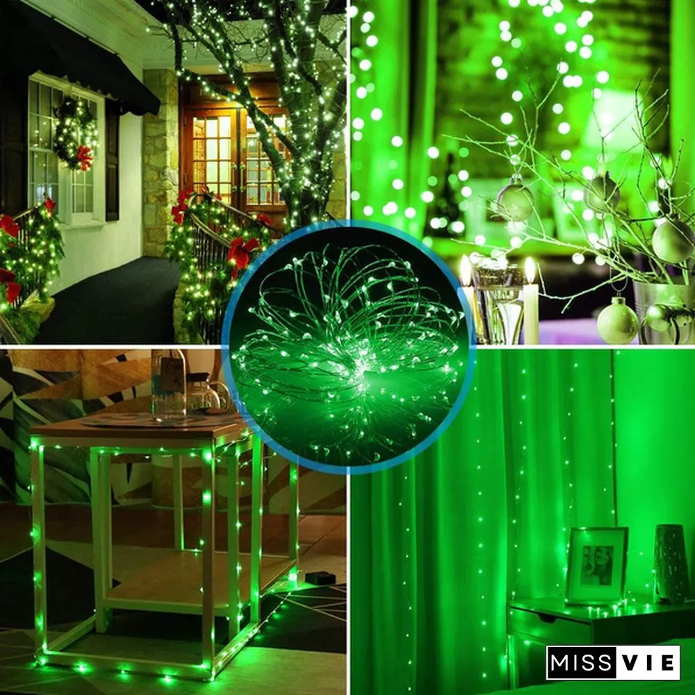 200 LED Solar Power Fairy Lights String Lamps Party Wedding Decor Garden Outdoor Christmas Lights Tree decoration