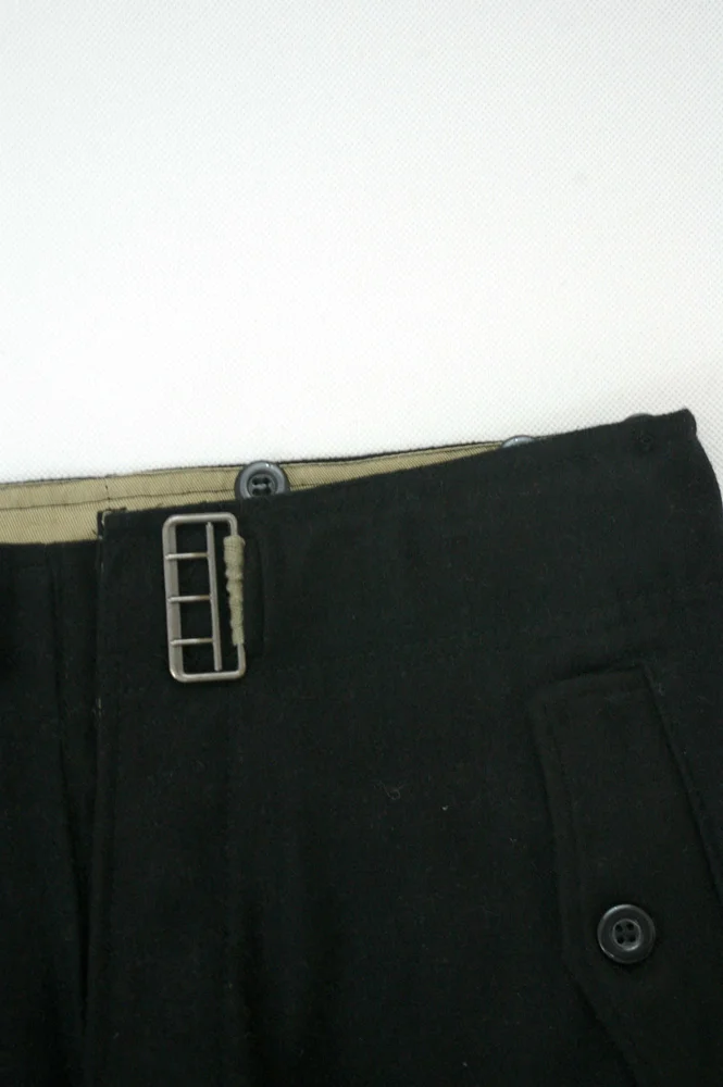   Wehrmacht German Panzer Black Wool Trousers German-Uniform