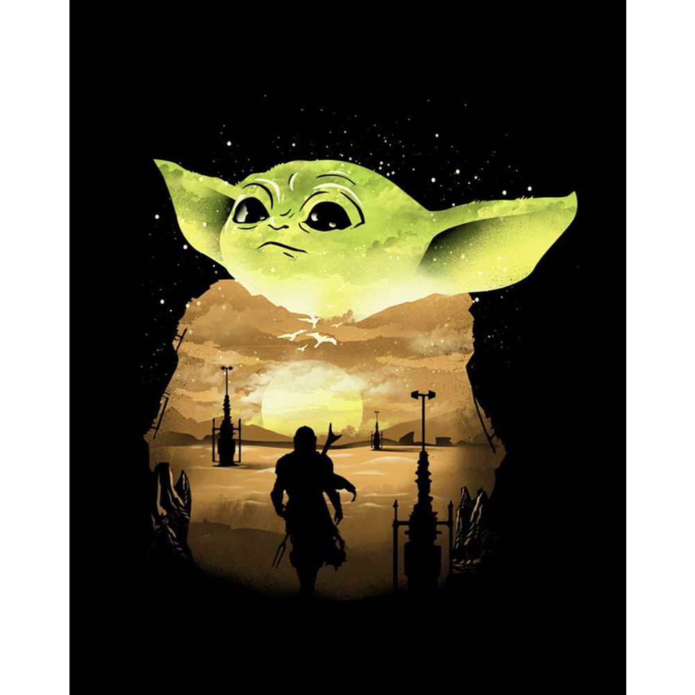 

40*50CM - Paint By Numbers - Yoda, 501 Original