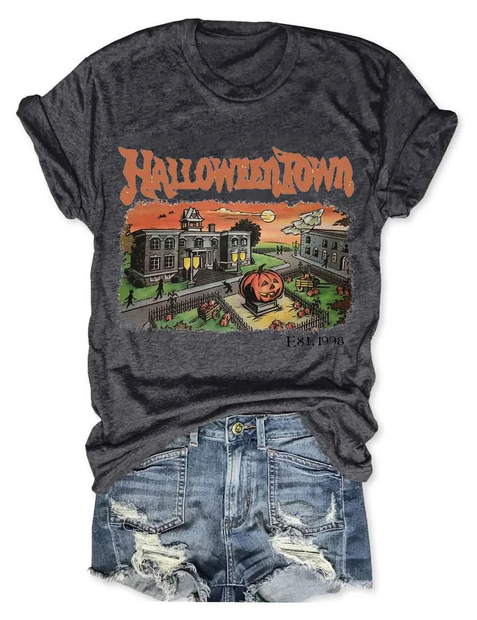 Halloweentown Printed T-Shirt
