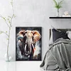 (Stamped/Counted) Watercolor Elephant-11CT/14CT Cross Stitch 40*53cm