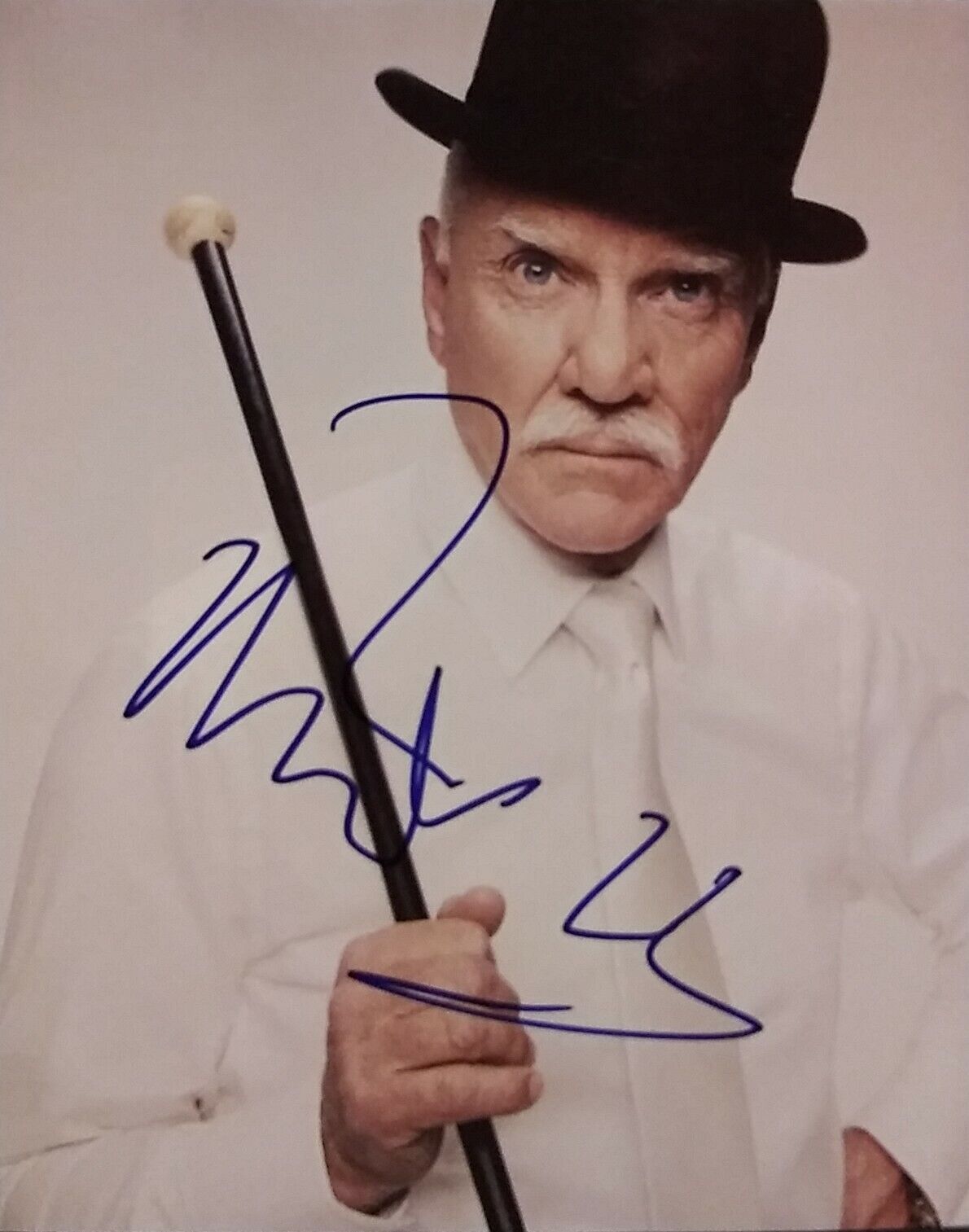 Malcolm McDowell signed 8x10