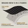 Cross-Back Waterproof Apron with Detachable Hand Towel