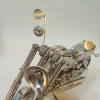Creative stainless steel motorcycle DIY assembled model kit crafts exquisitely crafted motorcycle model gifts