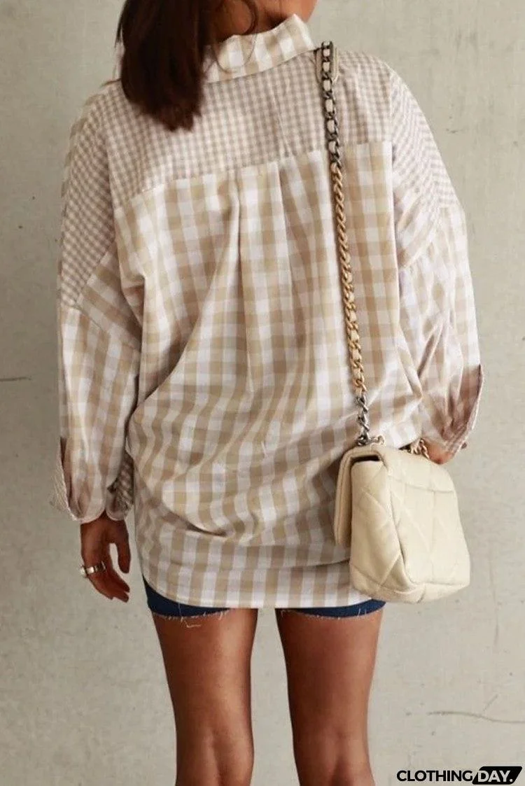 One Split Wonder Plaid Button Shirt