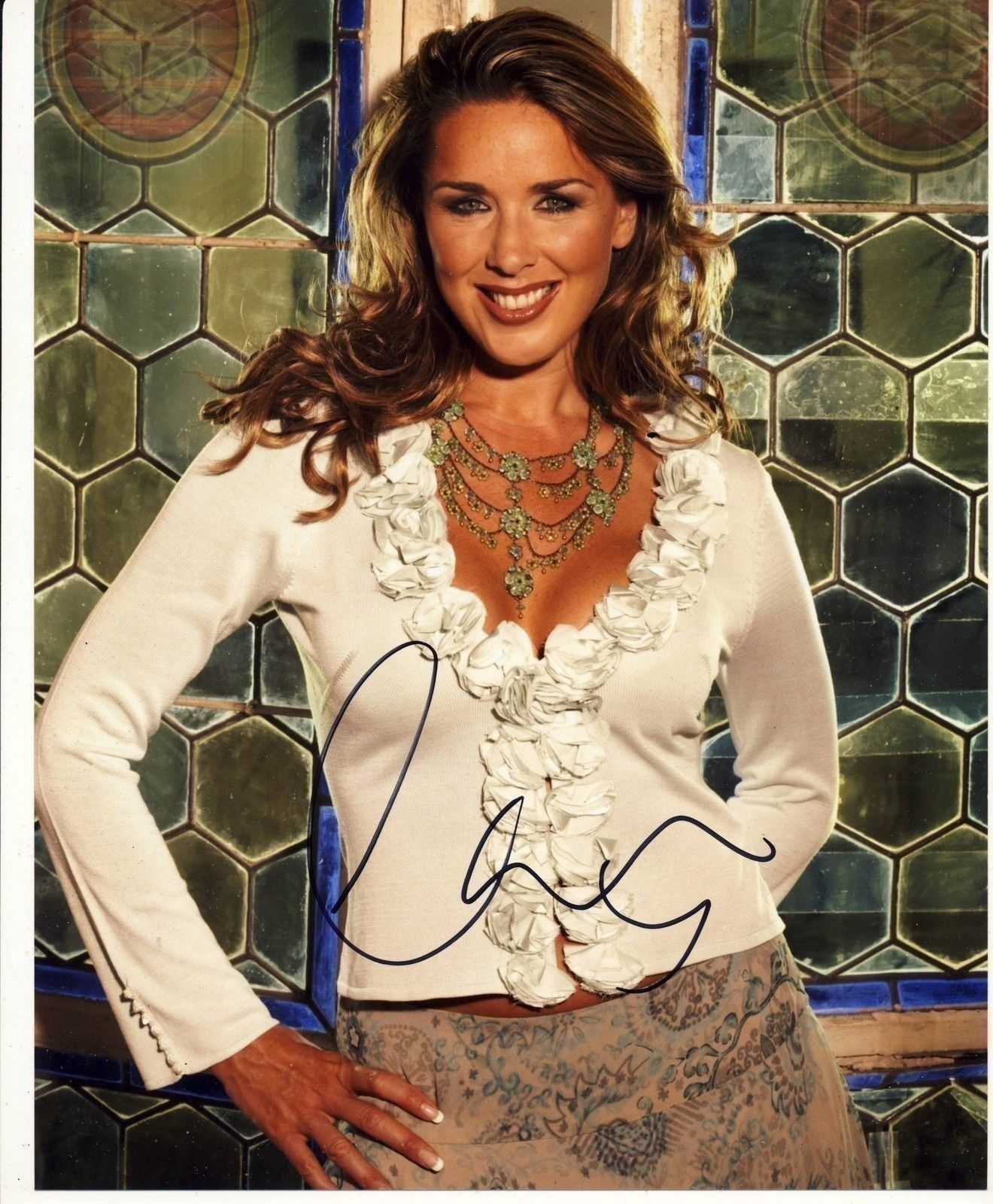 Claire Sweeney Autograph Signed 10x8 Photo Poster painting AFTAL [A0130]