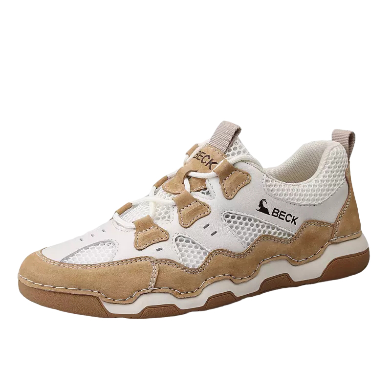 DANRRIO BECK Cowhide Mesh Shoes | Summer Breathable Sneakers DANRRIO.COM DANRRIO