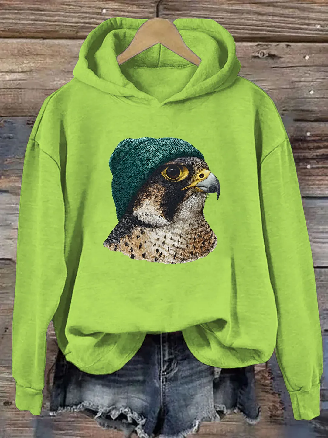 Retro Peregrine Birding Hoodie
