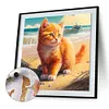 Cat-Paint by Numbers Acrylic Painting 40*40CM