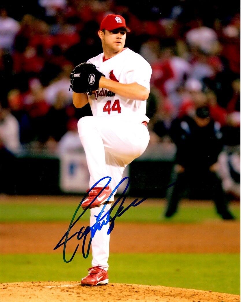 Signed 8x10 JASON ISRINGHAUSEN St Louis Cardinals Autographed Photo Poster painting- COA