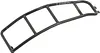 AMK 1/10 RC Crawler Car Land Cruiser LC80 ABS Interior Body Mount Roof Rack Bull Bar Bumper Snorkel LED Lights for SCX10 TRX4 Redcat (Vent Visor)