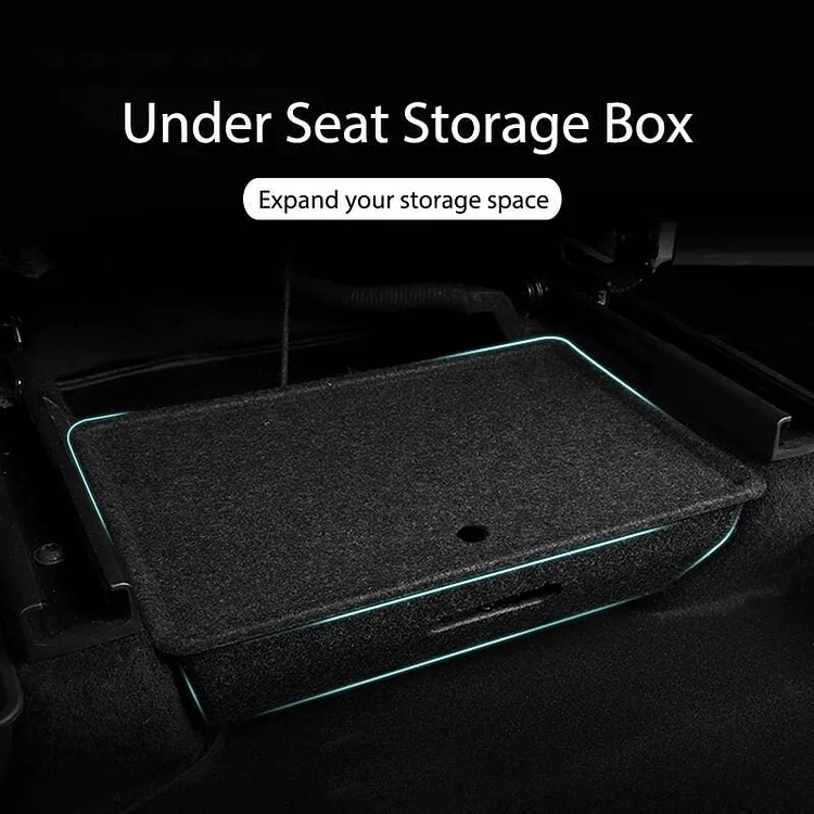 Under Front Seat Storage Box (2020-2022) for Model Y