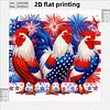 (Box Packaging)Diamond Painting-DIY Crystal Rhinestone National Flag and Rooster