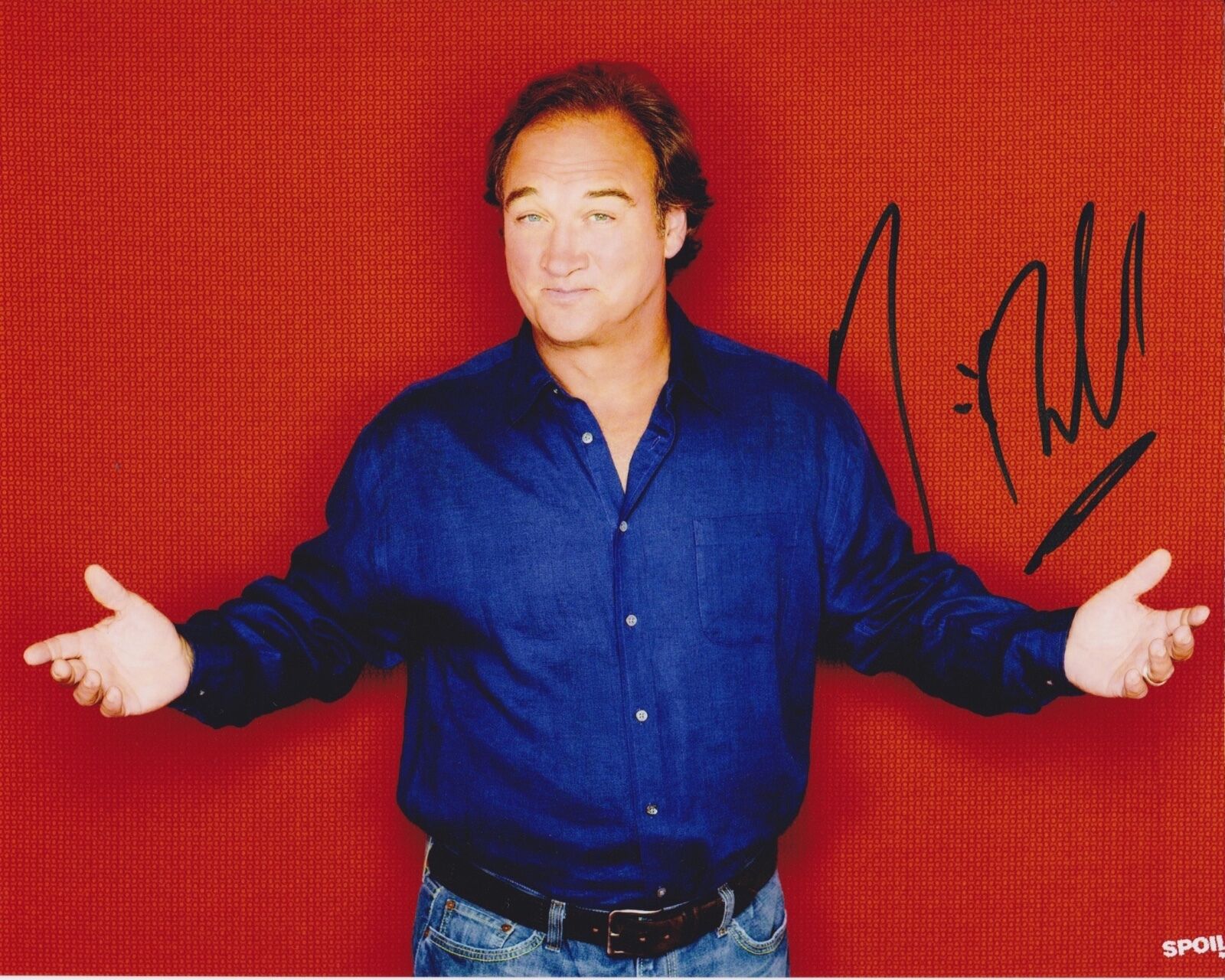 Jim Belushi 签名亲笔签名 8x10 照片根据吉姆喜剧演员 COA VD