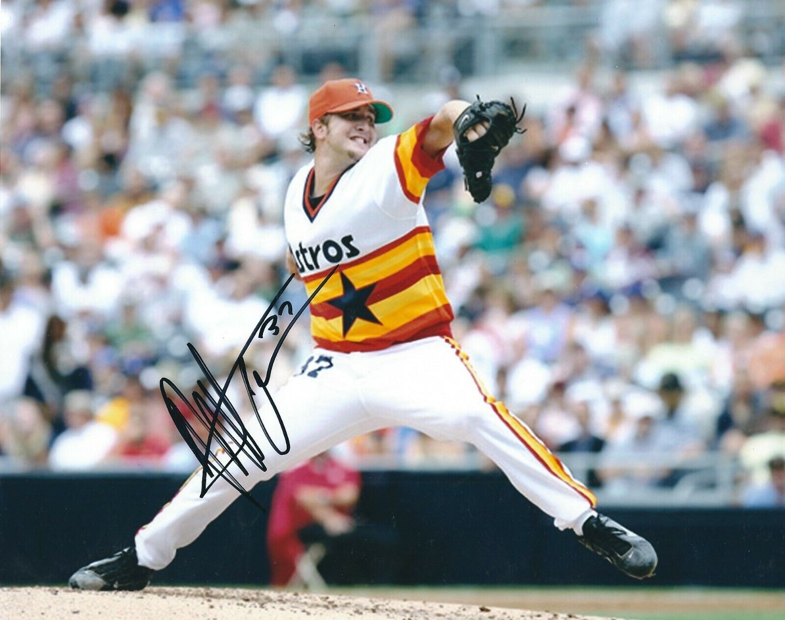 Signed 8x10 MATT ALBERS Houston Astros Autographed Photo Poster painting - COA