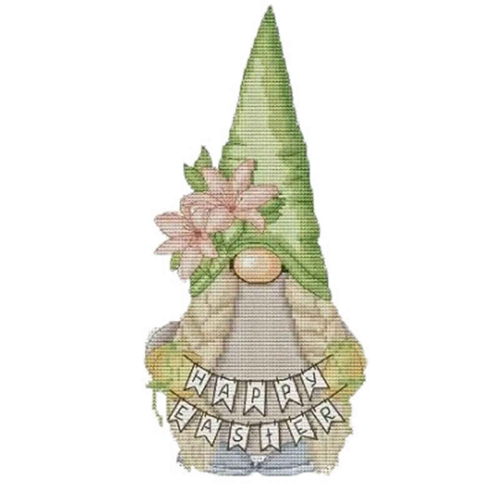 

Gnome - 11CT Stamped Cross Stitch - 30*45CM, 501 Original