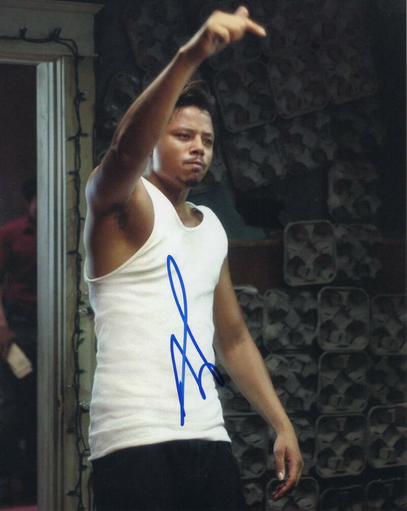 TERRENCE HOWARD SIGNED AUTOGRAPH 8X10 Photo Poster painting - HUSTLE & FLOW STAR, IRON MAN STUD