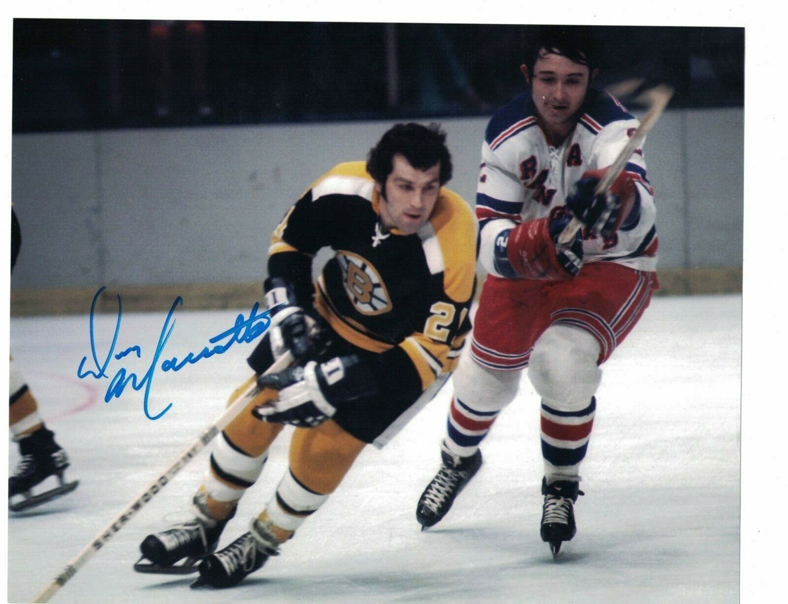 Don Marcotte Boston Bruins Signed 8 x 10