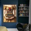 Girl Holding A Book-14CT Stamped Cross Stitch 45*60cm/17.72*23.62in(Big Size) tapestrymarket