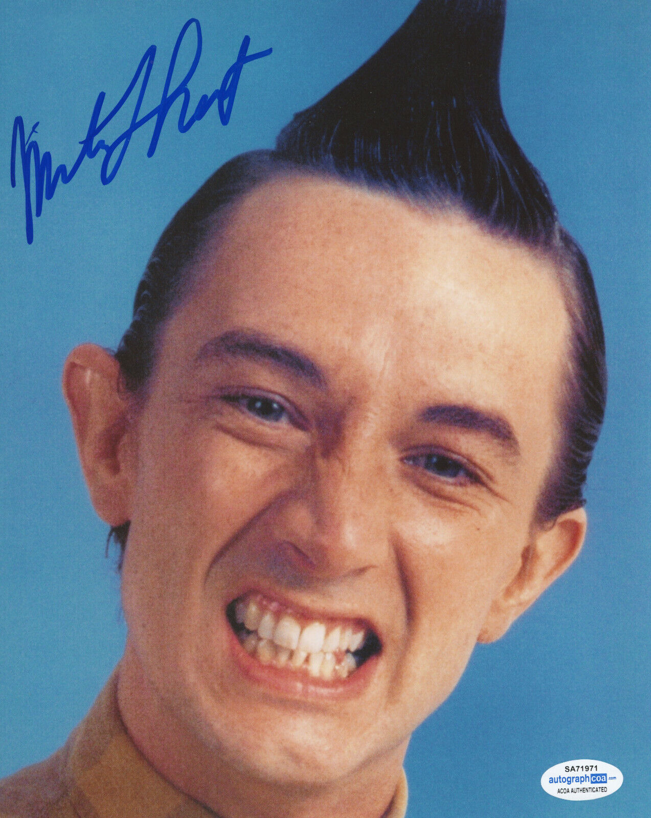 MARTIN SHORT SIGNED SATURDAY NIGHT LIVE ED GRIMLEY 8x10 Photo Poster painting! SNL SCTV ACOA COA