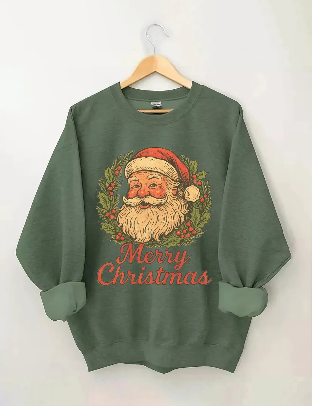 Retro Santa Christmas Sweatshirt