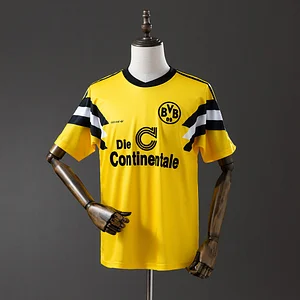 1989 Retro Dortmund Home Football Shirt