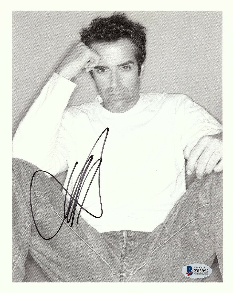 David Copperfield Signed Autographed 8X10 Photo Poster painting B/W Pose Magician BAS Z83952