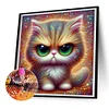 Diamond Painting-DIY Full Round Drill Cat