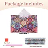 Rhombus DIY PU Diamond Painting Tissue Box Kits for Adults/Beginners Home Decor Diamond Desk Decorative Tissue Box Stain-resistant