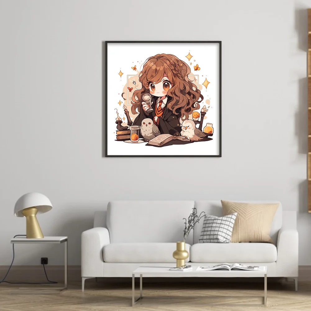 Diamond Painting - Full Round Drill - Hermione Granger(Canvas|40*40cm)