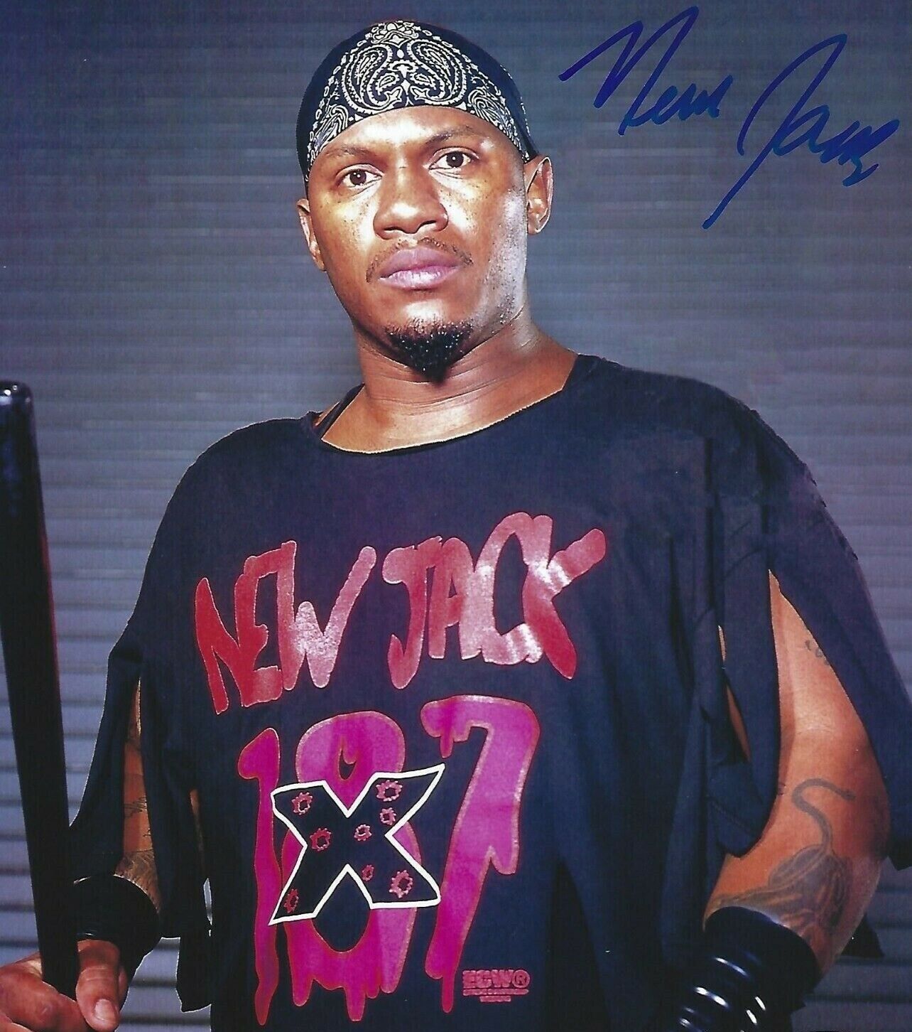 New Jack ( WWF WWE ) Autographed Signed 8x10 Photo Poster painting REPRINT