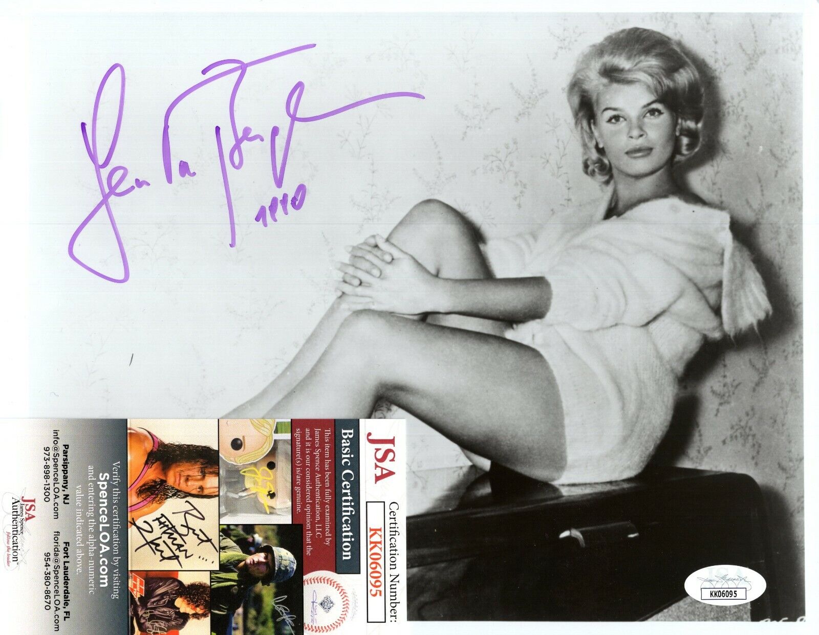 Senta Berger Actress Hand Signed Autograph 8x10 Photo Poster painting with JSA COA