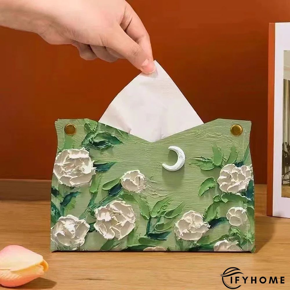 Oil Painting Tissue Box | IFYHOME