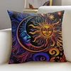 Sun And Moon Chart-Pillow Case-3 Strands 11CT Stamped Cross Stitch-45*45CM