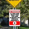 No Trespassing - Vintage Metal Signs - 20*30cm/30*40cm - Warning