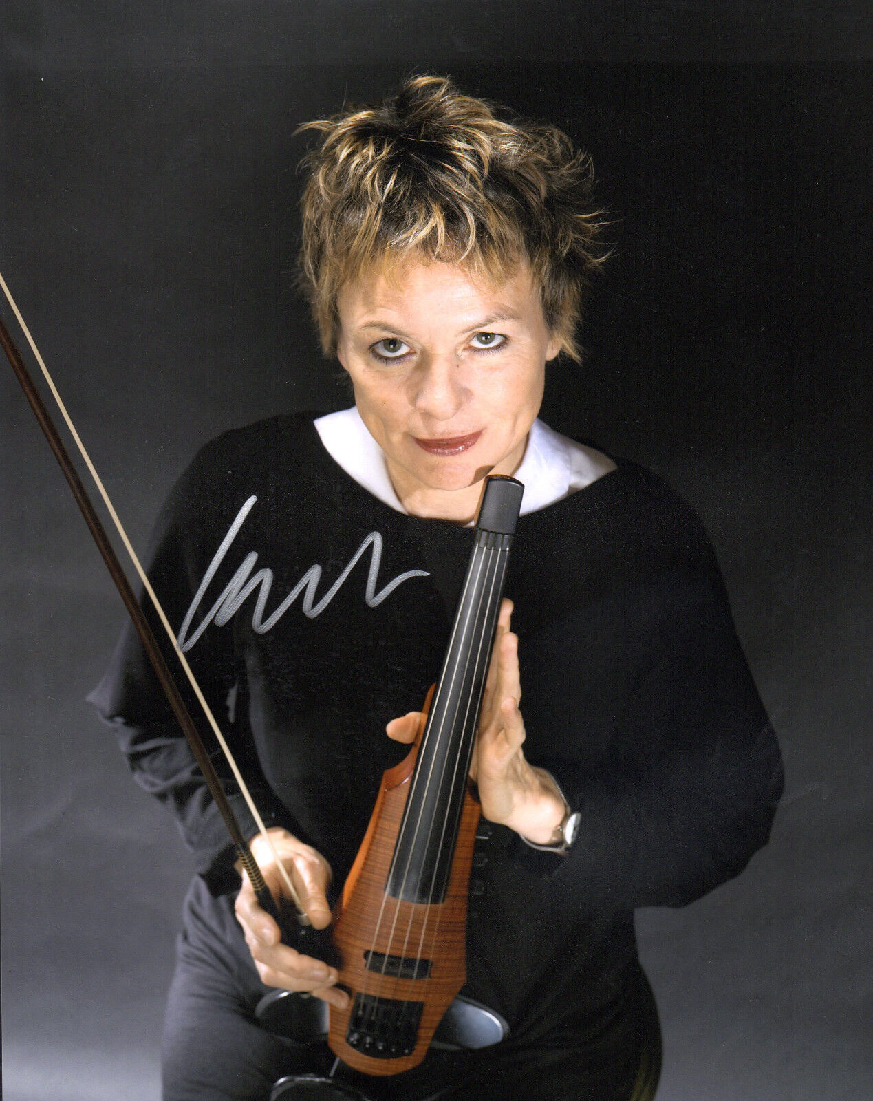 GFA Lou Reed's Violinist * LAURIE ANDERSON * Signed 8x10 Photo Poster painting AD7 PROOF COA