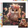 Owl-Full Square Diamond Painting(35x35cm)