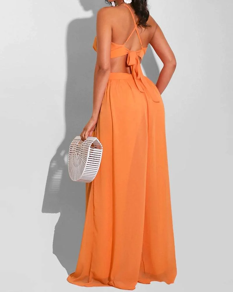 Casual Loose Chiffon Women's Jumpsuit