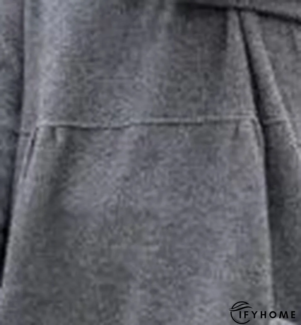 Plain Cotton Long Sleeve Dress | IFYHOME