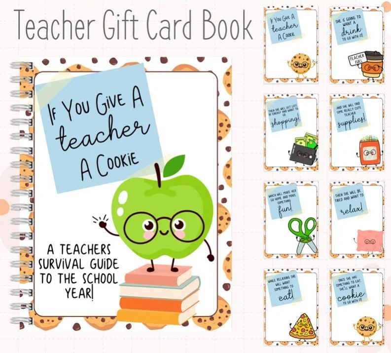 If You Give A Teacher A Cookie Gift Book - tree - Codlins