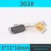10pcs Carbon Brush Electric Hammer Angle Grinder Graphite Brush Replacement Tool