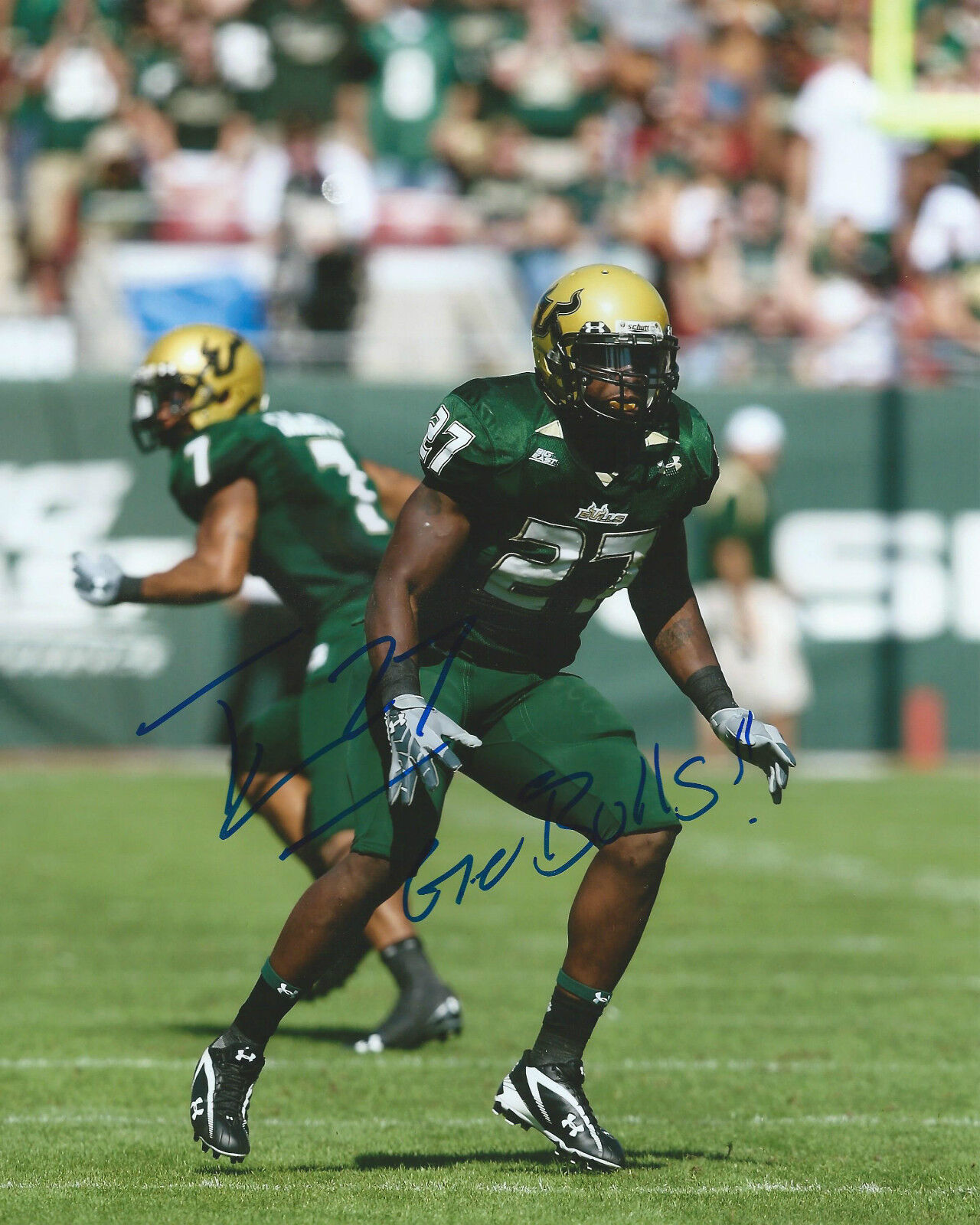 Tyrone McKenzie *UNIVERSITY OF SOUTHERN FLORIDA* Signed 8x10 Photo Poster painting COA GFA