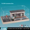 1:64 Simulation Convenience Store Street Scene Parking Lot