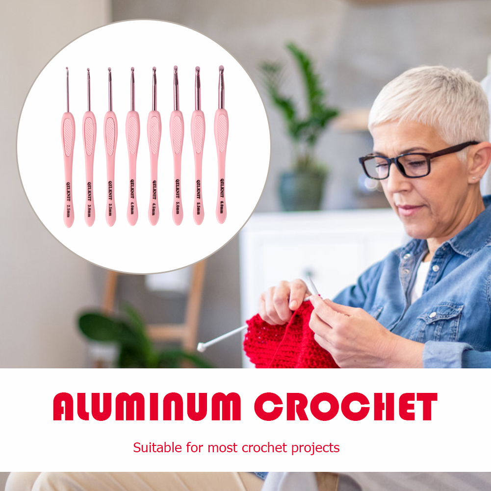 

8pcs Sweater Crochet Hooks Yarn Knitting Needles Set Hand Sewing Tools, 501 Original